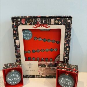 London Peppermint Candy Garland Set